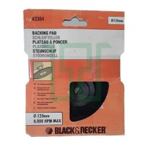 Platorello 120 mm con codolo per trapano - Black Decker