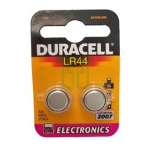 Pila LR44 a bottone - Duracell 2 pezzi