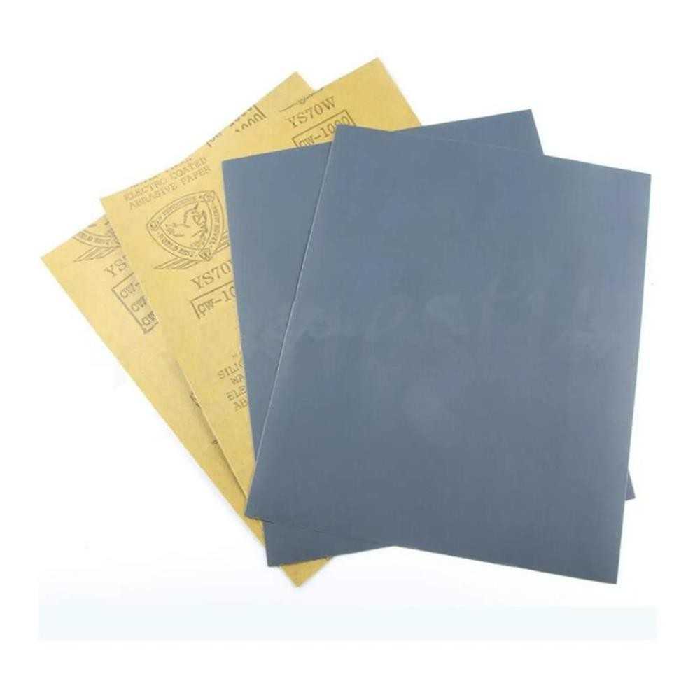 Foglio 230x280 mm di carta abrasiva impermeabile grana 220 - Sauro