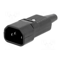 Spina 10A vde maschio c14