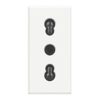 Presa 16A bipasso bianco -...