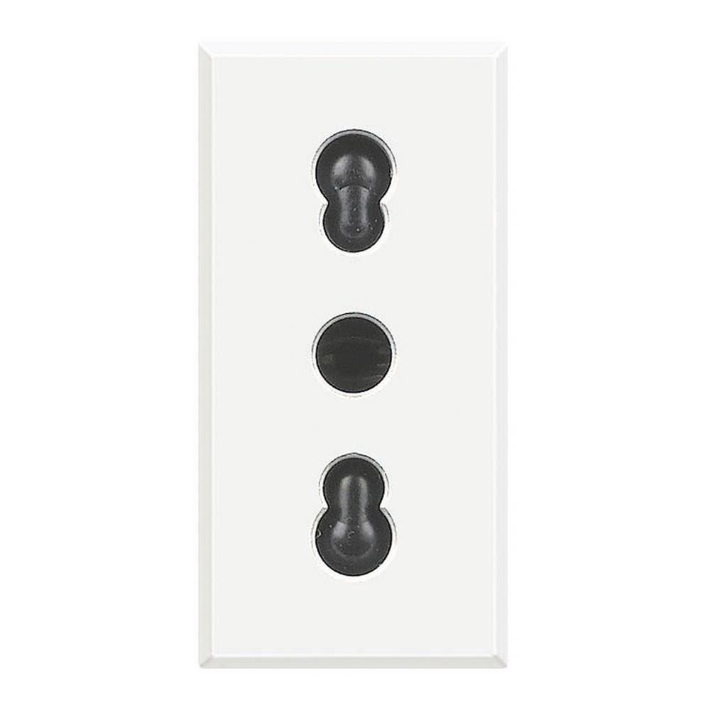 Presa 16A bipasso bianco - serie BTicino Axolute