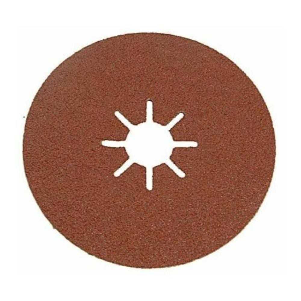 Disco abrasivo 115 mm foro 22 grana 80 per smerigliatrice angolare Black Decker - 5 pezzi