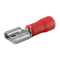 Capicorda innesto femmina 5.2 isolato filo 0.25-1.50 rosso - cembre