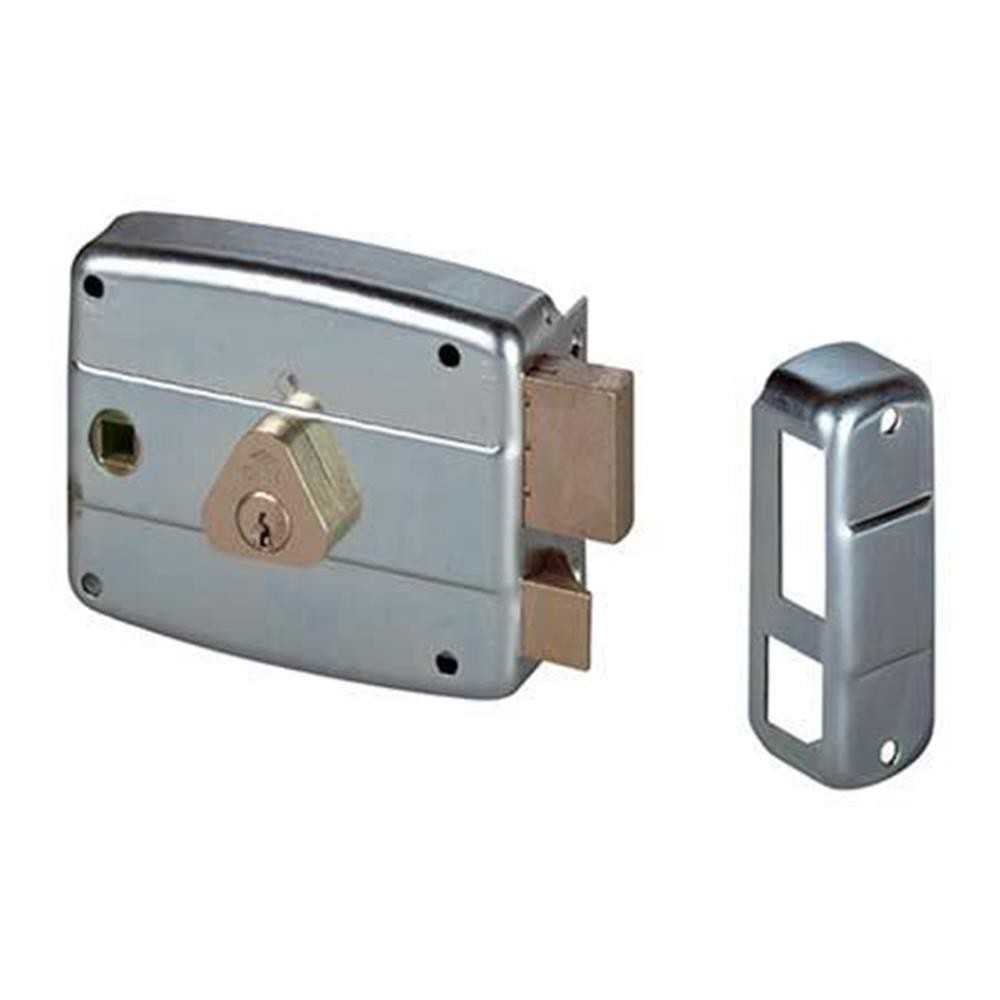 Serratura applicare sx 60 doppio cilindro fisso scrocco quadro maniglia - cisa