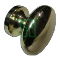 Coppia pomoli 70 ottone lucido cipolla - sicma