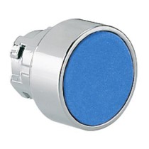 Pulsante parete a impulso rasato 22 mm blu