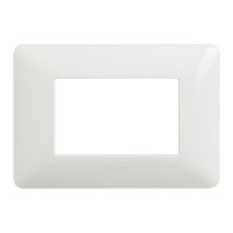 Placca 3 moduli bianco - Serie BTicino Matix