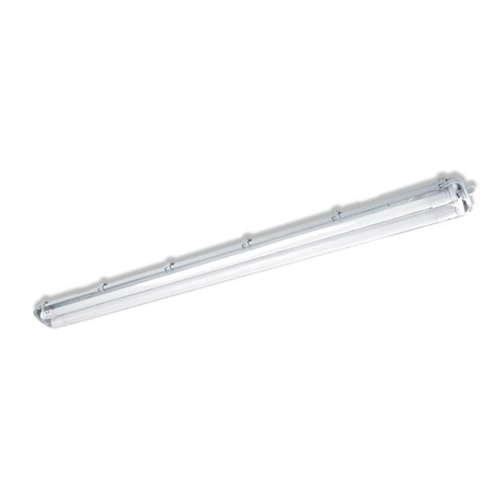 Plafoniera lineare led 60 cm con 2 tubi da 9w a 6500K - Stellar