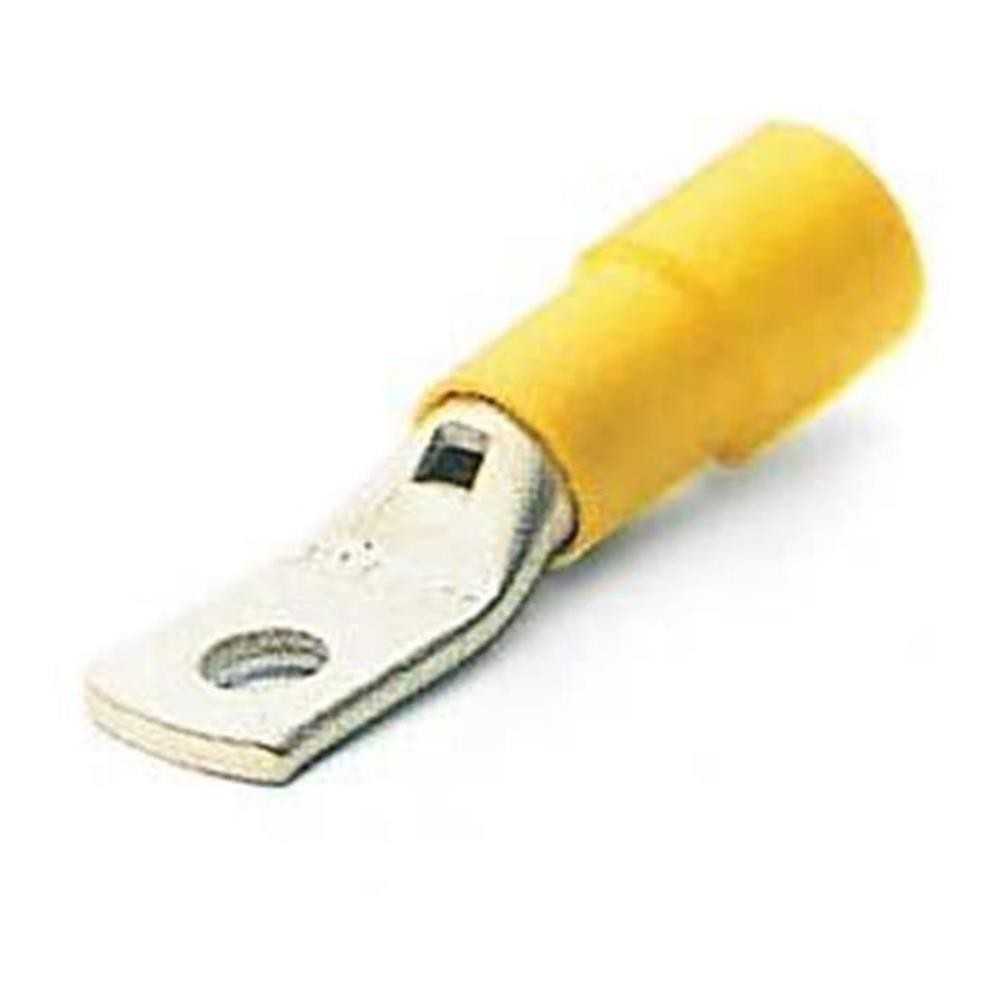 Capicorda tubolare 6 mm isolato giallo foro 8 - bm