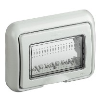 Supporto a calotta 3 moduli grigio per frutti serie BTicino Matix IP55