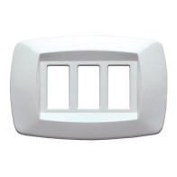 Placca 3 moduli modi bianco...