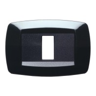 Placca 1 modulo modi nero -...