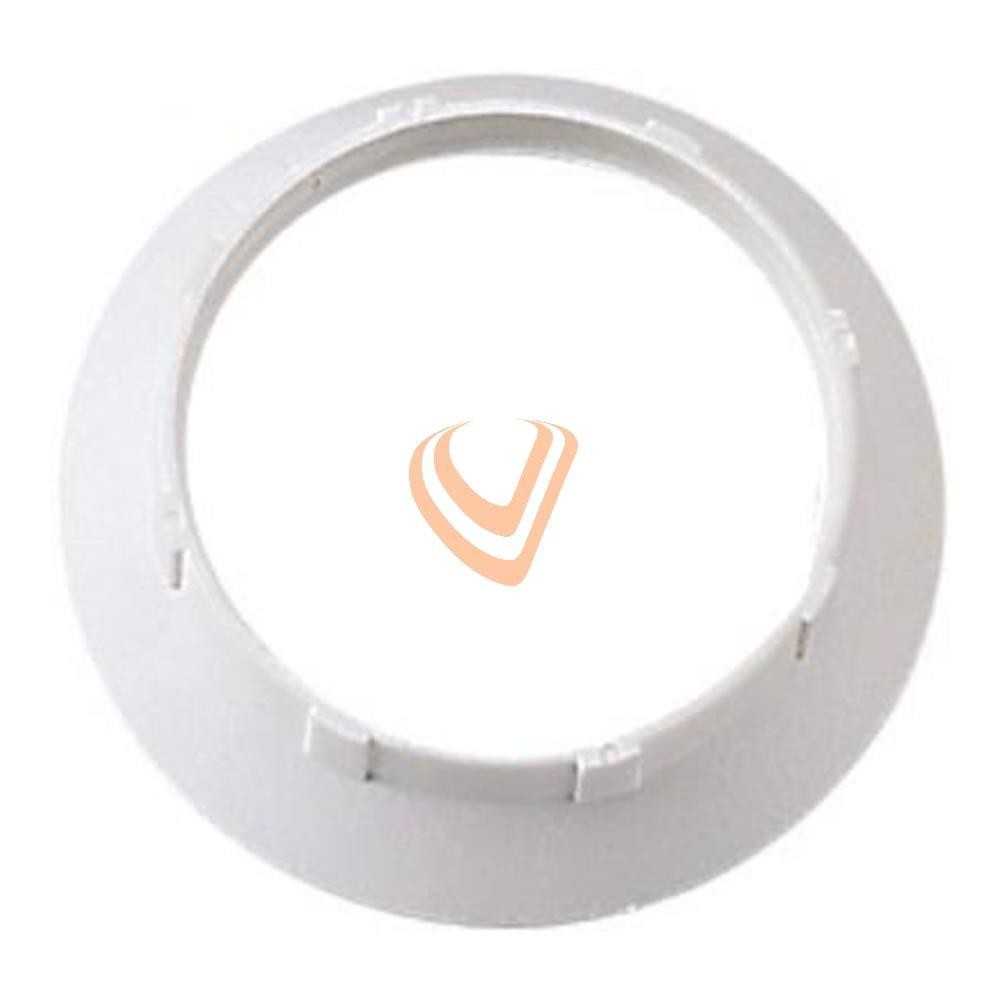 Ghiera E27 portalampada bianca