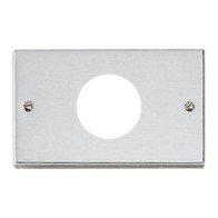 Placca schuko paglierino -...