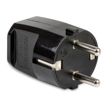 Spina 16A schuko nera - Master