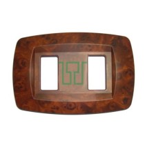 Placca 2 moduli modi radica - serie Master 16000