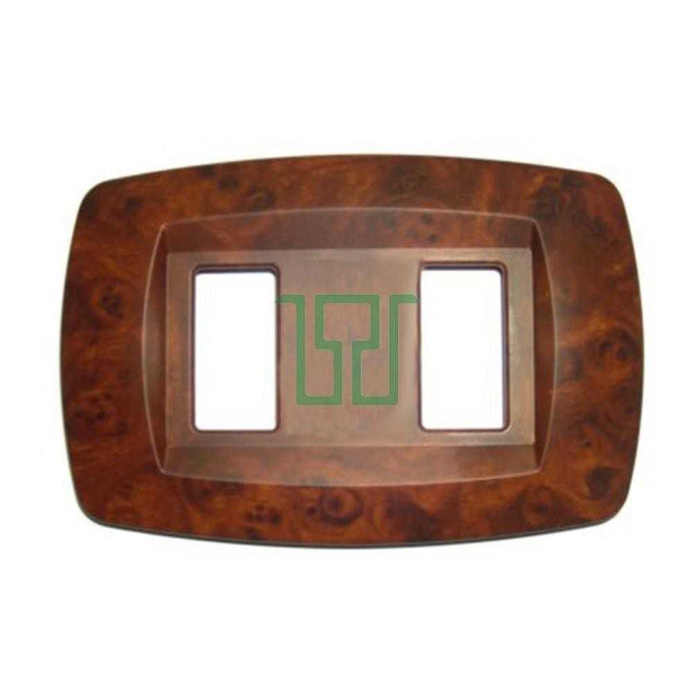 Placca 2 moduli modi radica - serie Master 16000