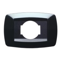 Placca schuko modi nero -...