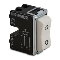 Pulsante doppio confrecce 10A 2 NA - serie Master 16000