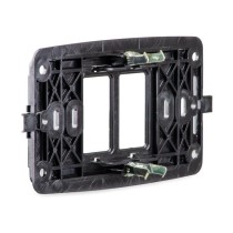 Supporto 2 moduli scatola tonda - serie Master 16000