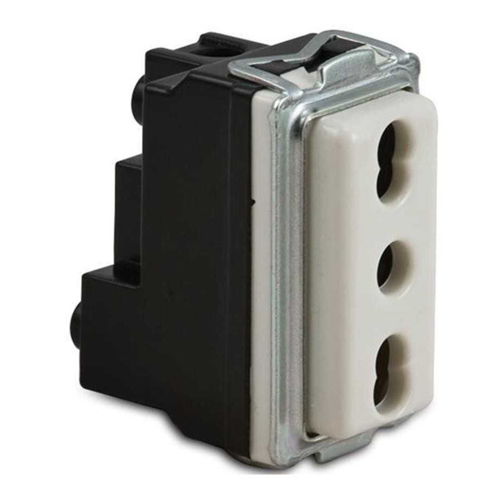 Presa 16A bipasso bianco - serie Master 16000