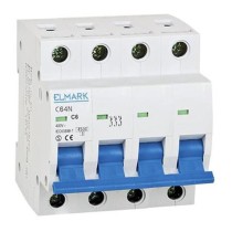 Interruttore magnetotermico 40A curva C 4P 6KA 4M - Elmark