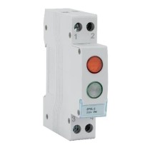 Lampada di segnalazione doppia 230VCA 1M rossa e verde - Elmark