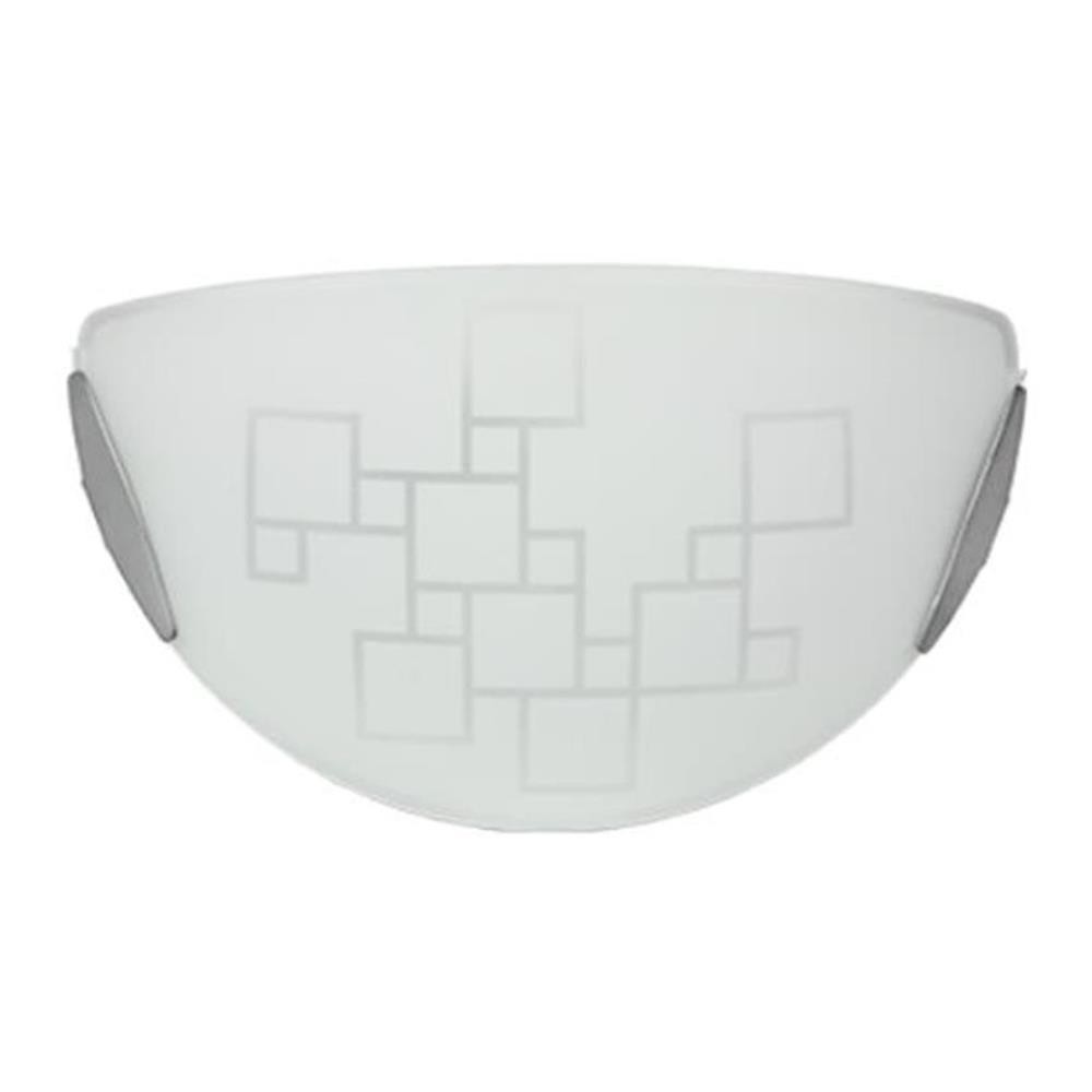 Applique netuno in vetro E27 bianco - Elmark