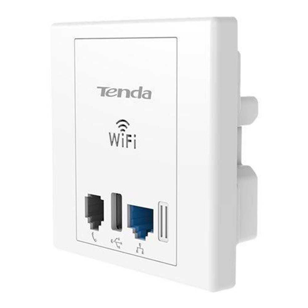 Access point 300 Mps a muro per cassetta incasso quadrata - Tenda