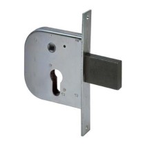 Serratura impennata 50 cancello scrocco mandata - Cisa