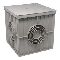 Pozzetto elettrico 20X20 con tappo in plastica resistente