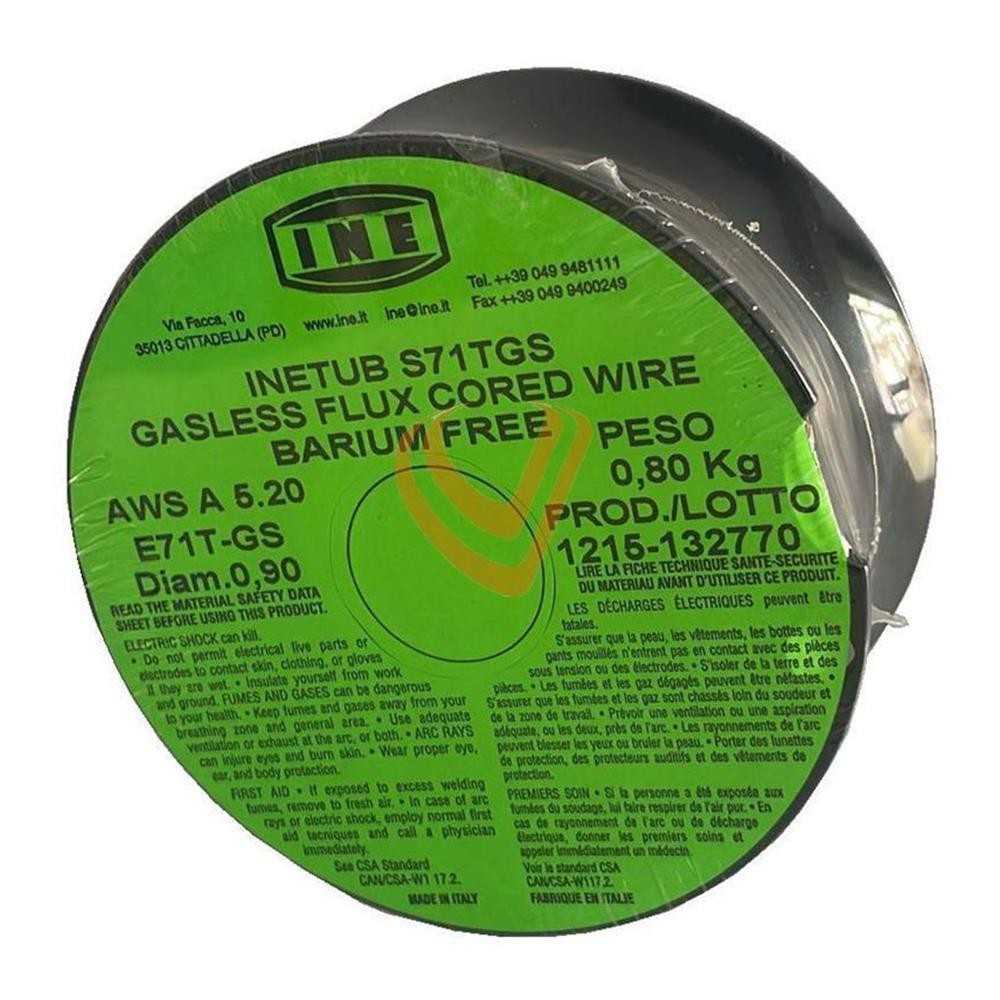 Bobina di filo 0.9 animato per saldare inetub - 800 grammi