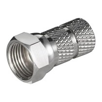 Connettore coassiale a F per cavo da 6.6 mm