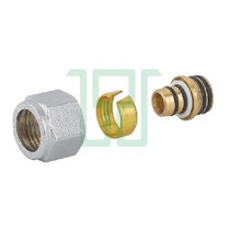 Adattatore per tubo multistrato 16X1/2 - Tiemme