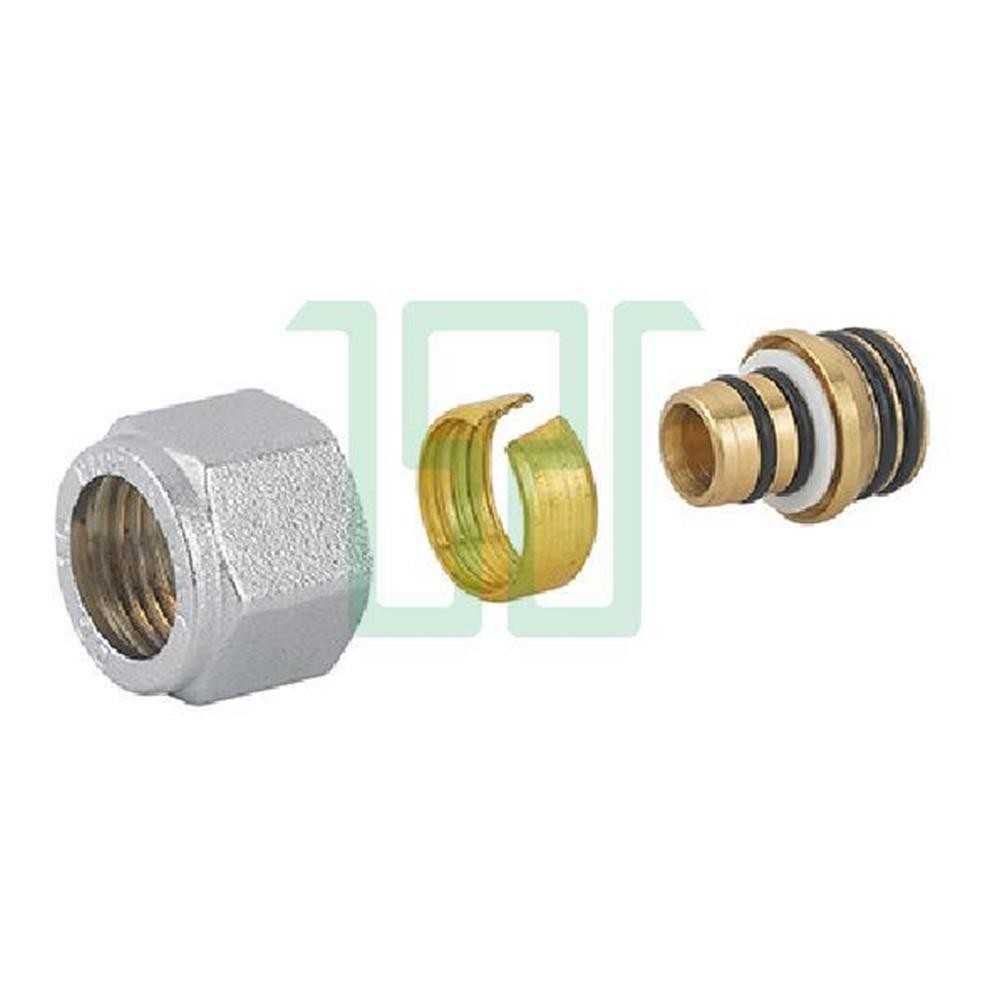 Adattatore per tubo multistrato 16X1/2 - Tiemme