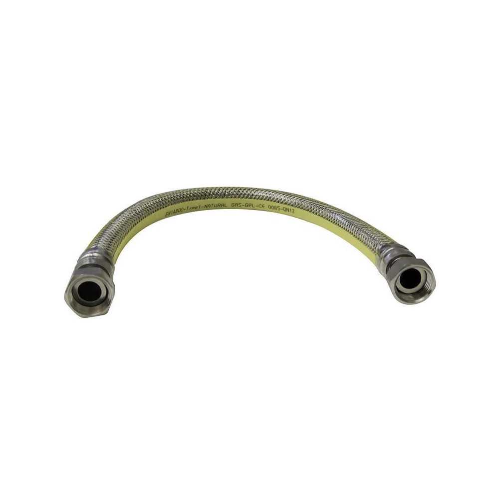 Flessibile acciaio sicurezza f1/2xf1/2 cm 300 gas rivestito