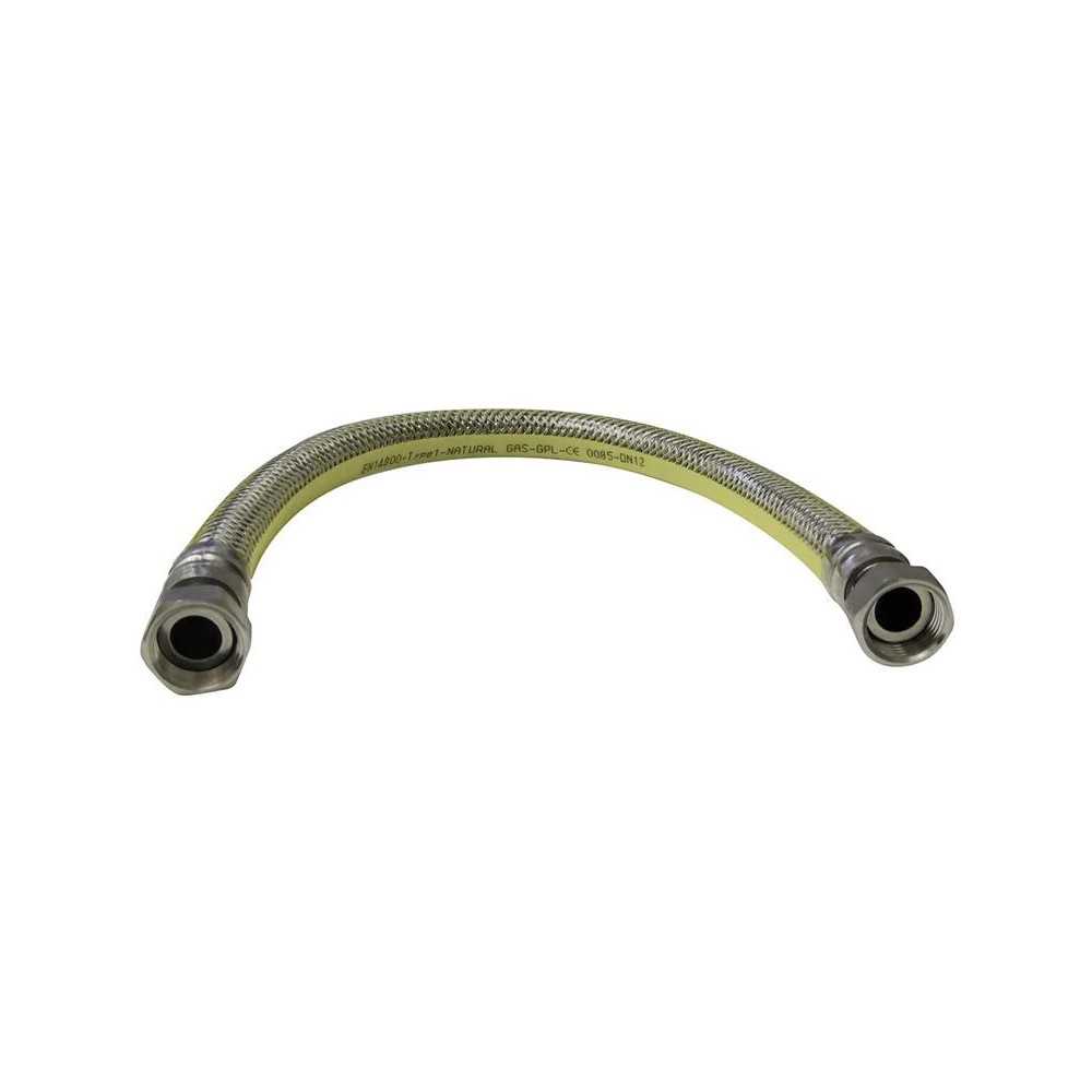 Flessibile acciaio sicurezza f1/2xf1/2 cm 100 gas rivestito