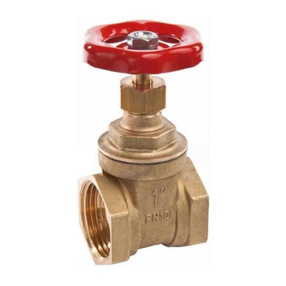 Valvola a saracinesca in ottone femmina 3/8