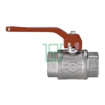 Valvola a sfera in ottone femmina 1 leva - pesante