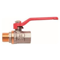 Valvola a sfera in ottone maschio femmina 3/4 leva - pn 30