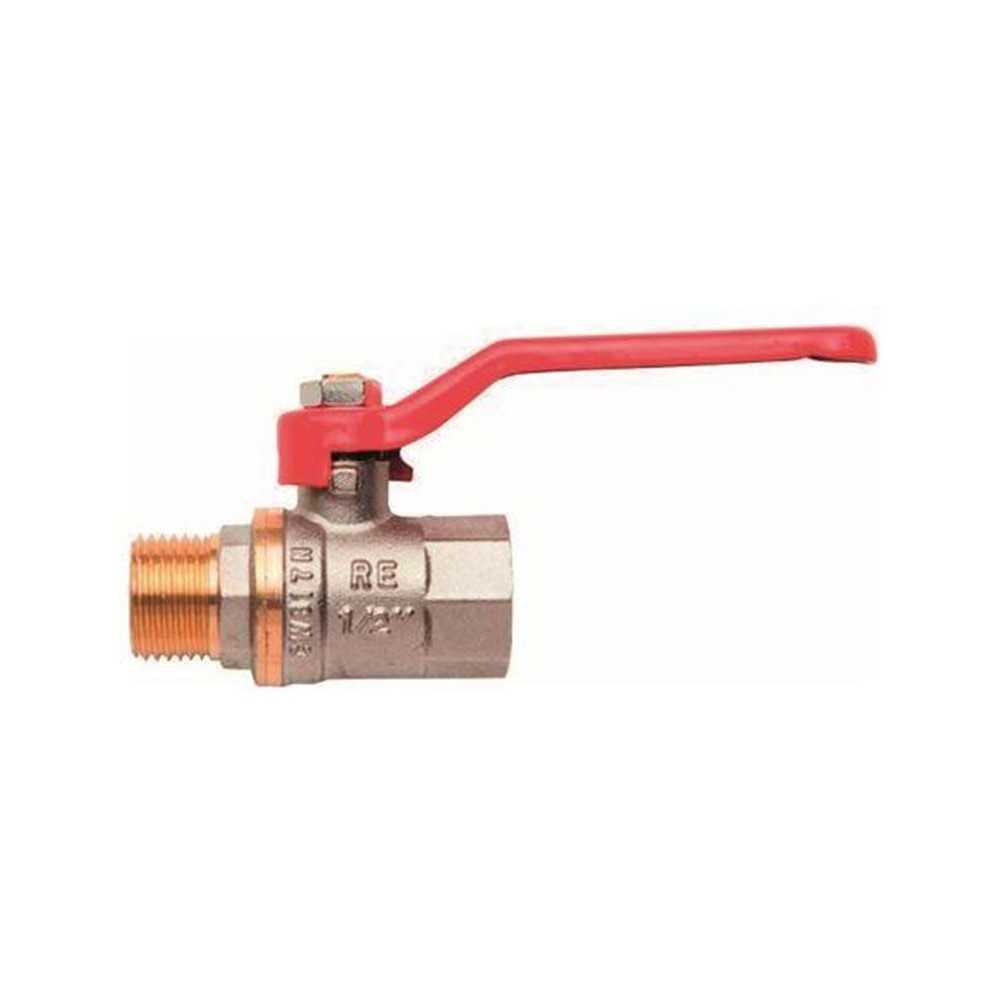 Valvola a sfera in ottone maschio femmina 3/4 leva - pn 30