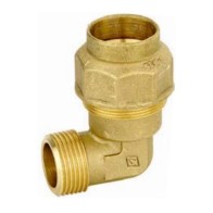 Gomito in ottone per tubo...