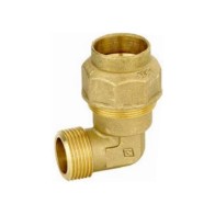 Gomito in ottone per tubo...