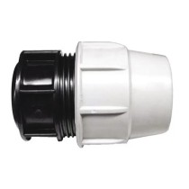 Raccordo plastica dritto per tubo PN 25XF3/4