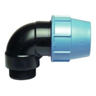 Gomito plastica per tubo PN...